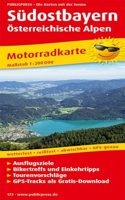 Southeast Bavaria - Austrian Alps, motorcycle map 1:200,000