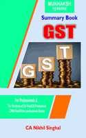 SUMMARY BOOK OF GST (FOR PROFESSIONALS & FOR STUDENTS OF CA FINAL/CMA FINAL/ CS PROFESSIONALS & OTHER PROFESSIONALS EXAM) [Paperback] CA Nikhil Singhal