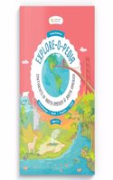 Little Hands Big Hearts Explore-O-Pedia Book 5 | Continents of North America and South America | Fun Activities Mind Development Books for Kids of 7 to 11 Years Old