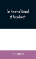 family of Badcock of Massachusetts
