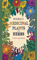 Midwest Medicinal Plants and Herbs Coloring Book