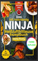 Das XXL Vollständig Ninja Heißluftfritteuse Rezeptbuch Farbe-auflage