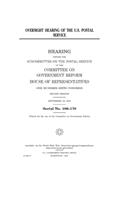 Oversight hearing of the U.S. Postal Service