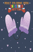 Adult Coloring Book Christmas Mitten