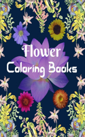 Flower Coloring Books: Flower Coloring Books For Beginners, Easy & Simple flower Coloring & Activity Book For Kids (Design Originals) 50 Flower Designs: Beginner-Friendly 