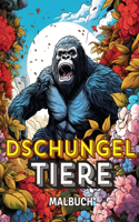 Dschungel Tiere Malbuch