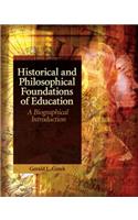 Historical and Philosophical Foundations of Education