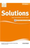 Solutions: Upper-Intermediate: Teacher's Book and CD-ROM Pack