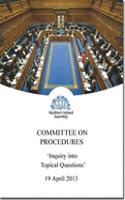 Inquiry into topical questions