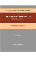 Translating Philippians Clause by Clause