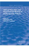 Clinical Disorders and Experimental Models of Erythropoietic Failure