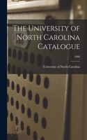 University of North Carolina Catalogue; 1900