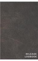 Mileage Logbook: Auto Mileage Journal for Personal and Professional Use Faux Brown