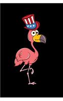 Flamingo: 120 Pages I 6x9 I Dot Grid I Funny 4th Of July, Patriotic, Liberty & 1776 Gifts