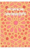 Peach Papaya and Mango Muslim Womans JOURNAL: 6x9 Inch Lined Geometrical Islamic Art Journal/Notebook - Ramadan, Eid, Hajj, Umrah