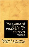 War Stamps of the Allies, 1914-1920