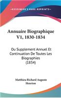 Annuaire Biographique V1, 1830-1834