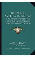 Europe and America, in 1821 V2