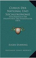 Cursus Der National Und Socialokonomie