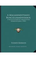 A Maganinditvanyi Buncselekmenyekrol