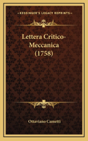 Lettera Critico-Meccanica (1758)