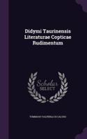 Didymi Taurinensis Literaturae Copticae Rudimentum