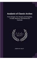 Analysis of Classic Arches