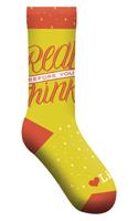 Read Before You Think socks