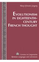 Evolutionism in Eighteenth-Century French Thought