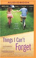 Things I Can't Forget