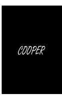 Cooper - Personalized Journal / Notebook / Blank Lined Pages