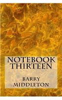 Notebook Thirteen