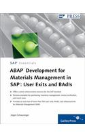 ABAP Development for Materials Management in Sap: User Exits and Badis