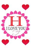 H I Love About You: Fill In The Blank Love Book ( 6"x9" ) - Valentines Day Journal - Reasons I Love you Book - I Love You Gifts For Her Him: Funny Valentines Day Gift F