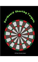 Dartboard Shooting Targets: 60 Standard dartboard Paper shooting target score sheet counts