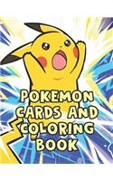 Pokemon Cards And Coloring Book