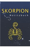 Skorpion Notizbuch