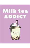 Milk tea addict Notebook