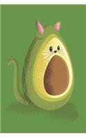 Kawaii Meow Avocato Avocado Cat Face Kitten Kitty Whiskers