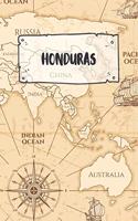 Honduras: Dotted Travel Diary Notebook or Journey Dotted Grid Journal - Holiday Trip Pocketbook for Men and Women with Dots