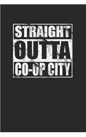 Straight Outta Co-Op City 120 Page Notebook Lined Journal for NYC Bronx Pride