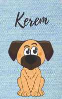 Kerem Hund-Malbuch / Notizbuch Tagebuch