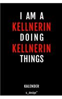 Kalender für Kellner / Kellnerin: Immerwährender Kalender / 365 Tage Tagebuch / Journal [3 Tage pro Seite] für Notizen, Planung / Planungen / Planer, Erinnerungen, Sprüche