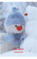Notizbuch Schneemann