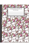 Composition Notebook Dot Grid Paper: Cute Unicorn Design in 8.5"x11" on Dotted Paper - School Journal, Design and Work Book, Graphing Pad, Planner, Math Book, Bullet Journaling for Stud