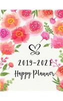 Happy Planner 2019-2021: Monthly Planner 36 Months Calendar Monthly Schedule Organizer Three Year Journal