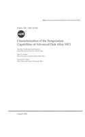 Characterization of the Temperature Capabilities of Advanced Disk Alloy Me3