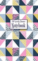 2019 Weekly Planner Notebook: Quilt Pattern Design Calendar and Organizer - January Through December 2019