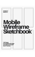 Mobile Wireframe Sketchbook (White)