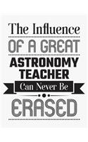 The Influence of a Great Astronomy Teacher Can Never Be Erased